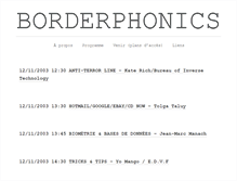 Tablet Screenshot of borderphonics.samizdat.net